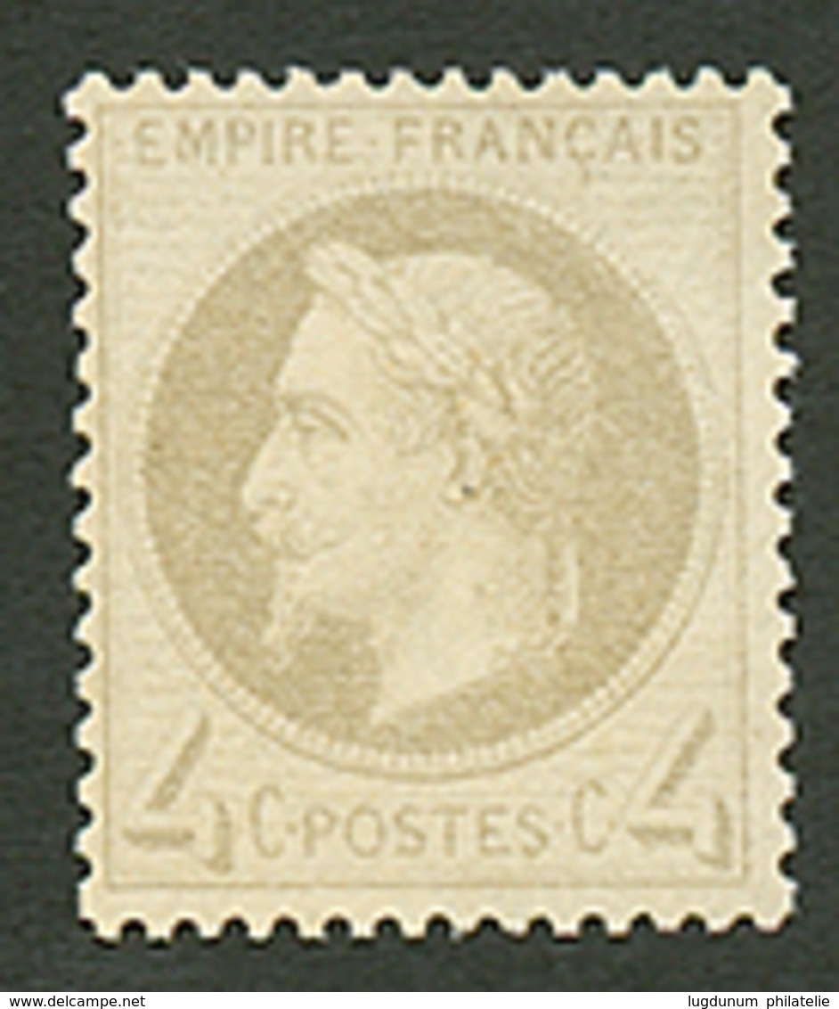 4c Lauré (n°27) Neuf **. Cote 350€++. Signé CALVES. Superbe. - 1863-1870 Napoleon III With Laurels