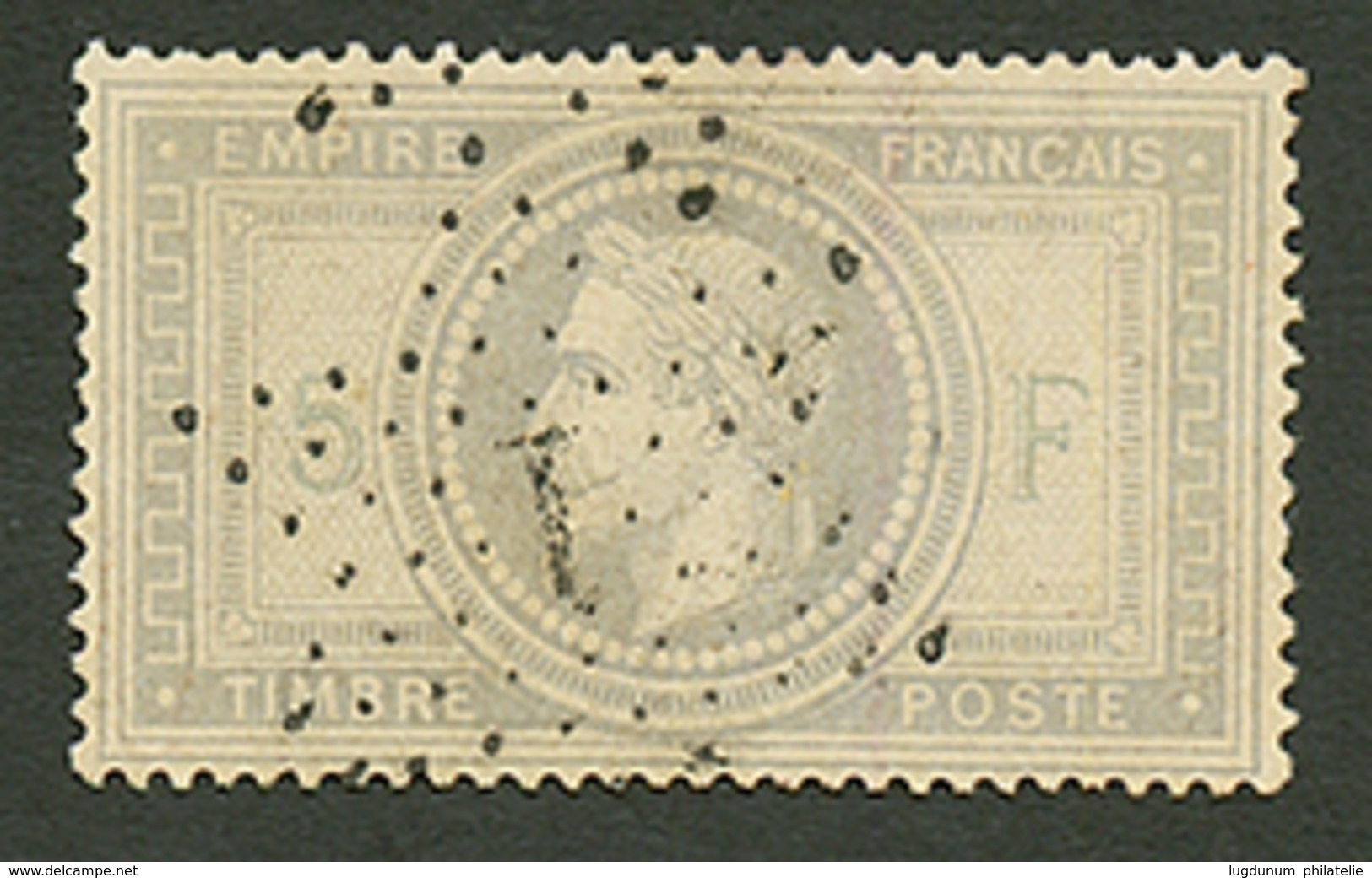 5F Empire (n°33) Obl. Sans Défaut. Cote 1150€. Signé SCHELLER. TB. - 1863-1870 Napoléon III Con Laureles