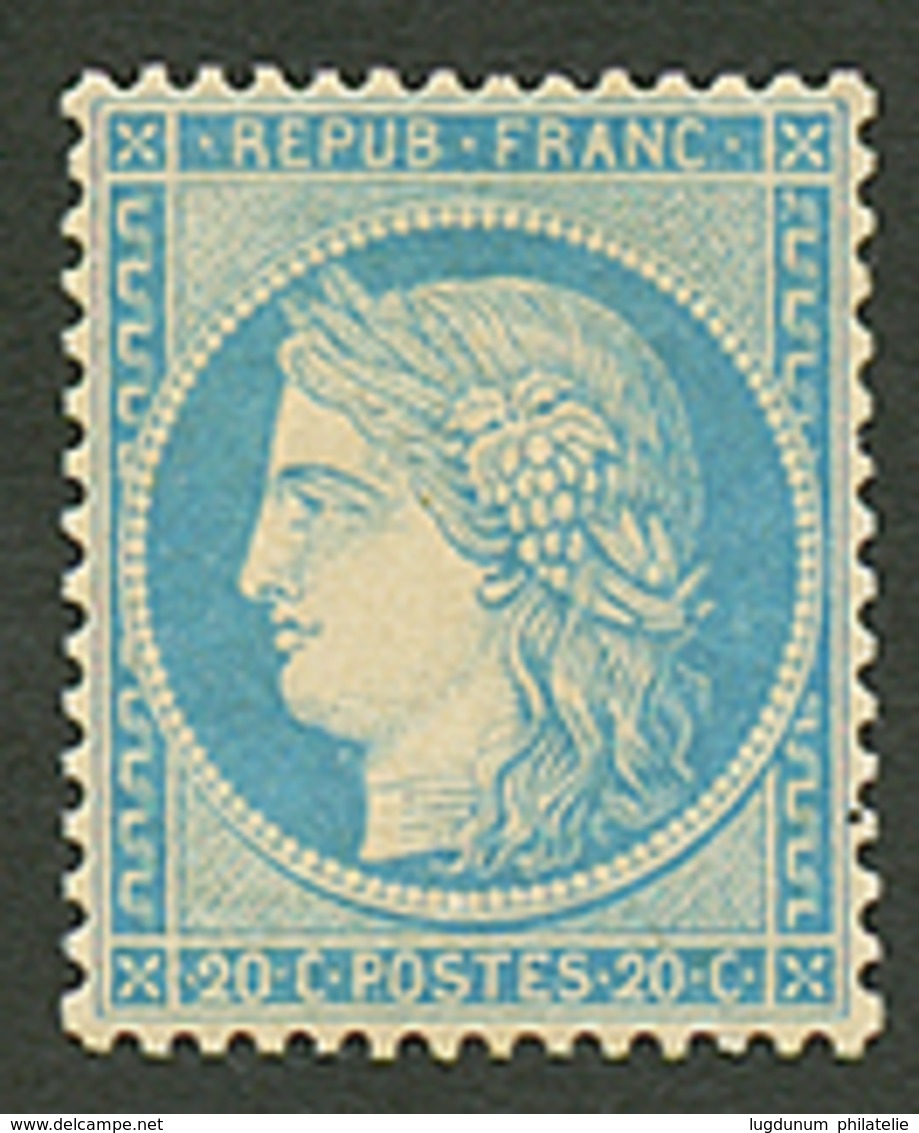 20c SIEGE (n°37) Neuf *. Cote 550€. Signé SCHELLER & CALVES. TTB. - 1870 Asedio De Paris