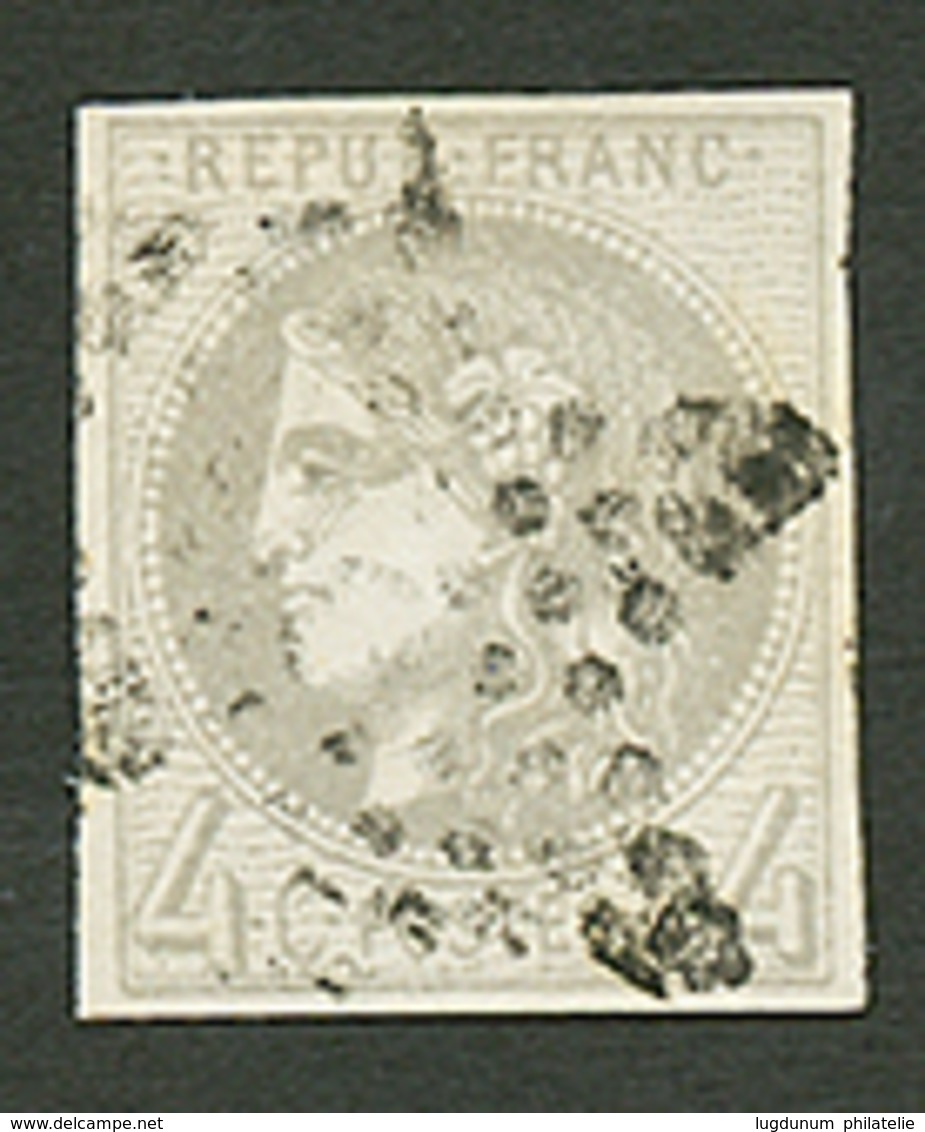 4c BORDEAUX (n°41) Obl. ETOILE De PARIS. Rare. Cote 900€. Signé BRUN. Infime Pelurage. TB. - 1870 Bordeaux Printing