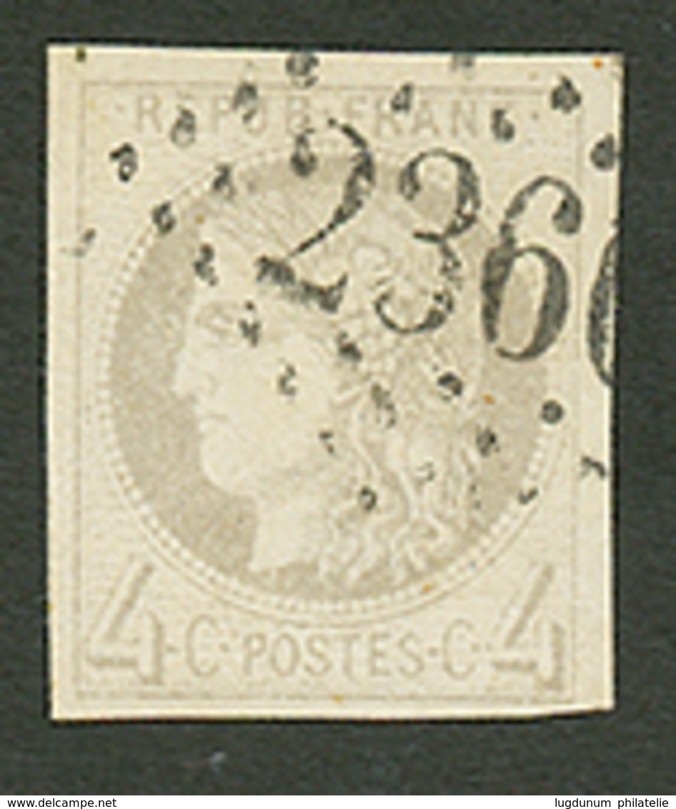 4c BORDEAUX (n°41) Obl. Cote 340€. Signé SCHELLER. Superbe. - 1870 Uitgave Van Bordeaux