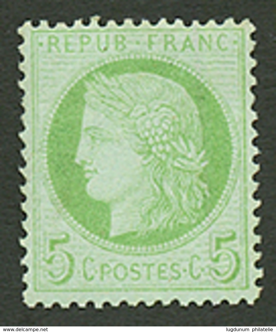 5c CERES (n°53) Neuf **. Cote 300€. Signé SCHELLER. TB. - 1871-1875 Ceres