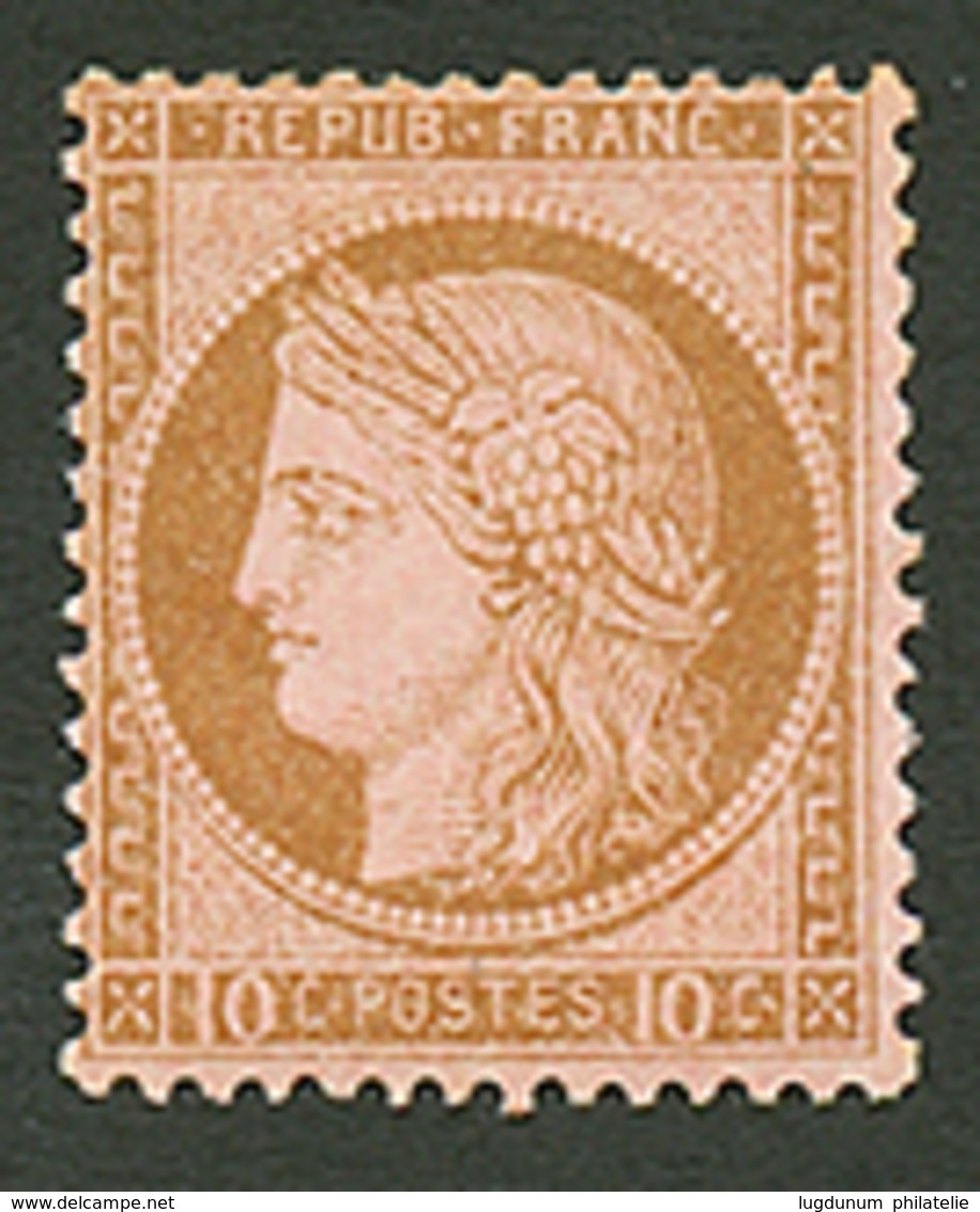 10c CERES (n°54) Neuf *. Cote 750€. Signé SCHELLER. TB. - 1871-1875 Ceres
