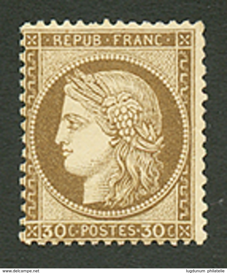 30c CERES (n°56) Neuf * (presque **). Signé BRUN. Cote 1100€. TB. - 1871-1875 Cérès