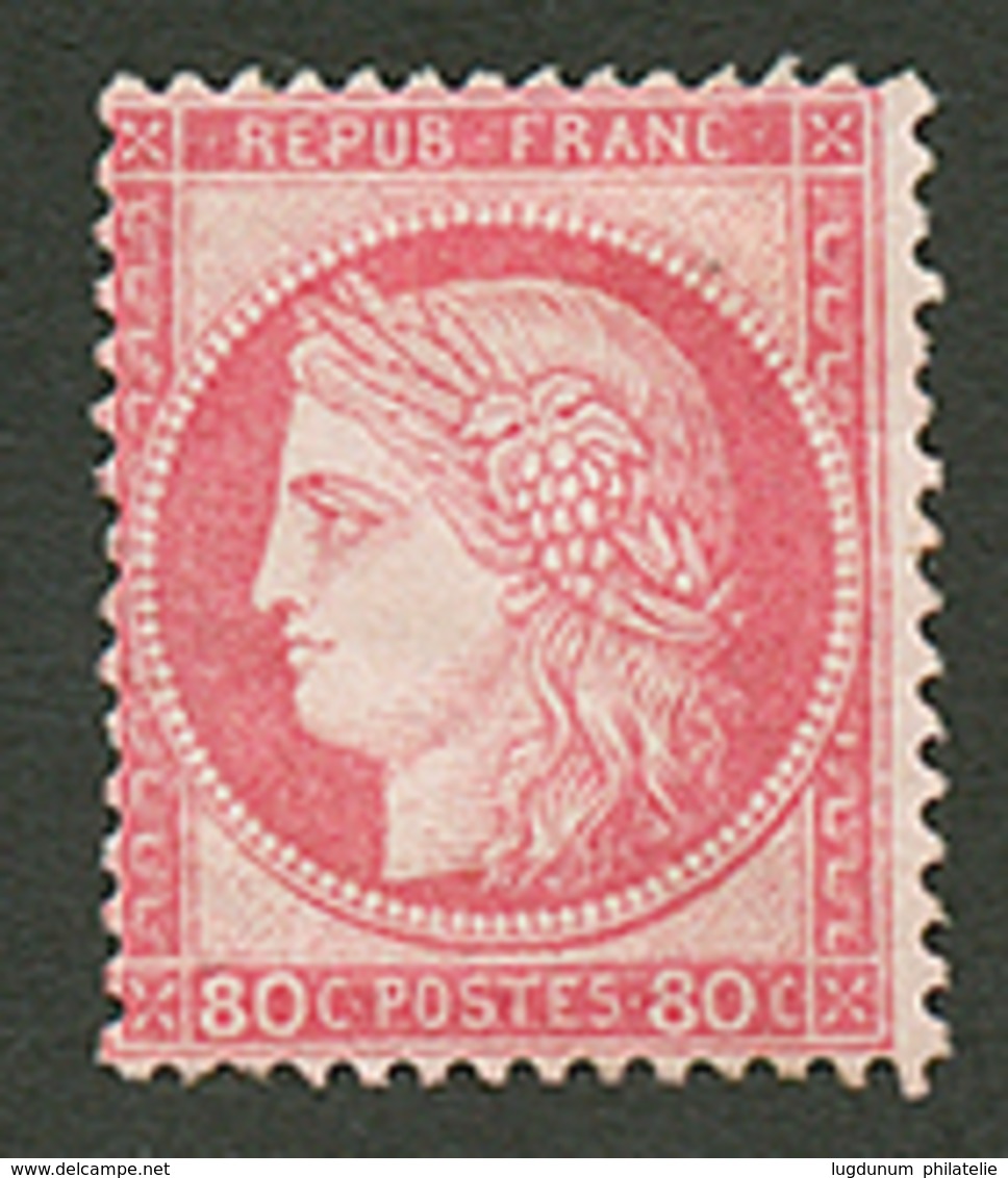 80c CERES (n°57) Neuf *. Signé BRUN. Cote 1200€. TB. - 1871-1875 Ceres