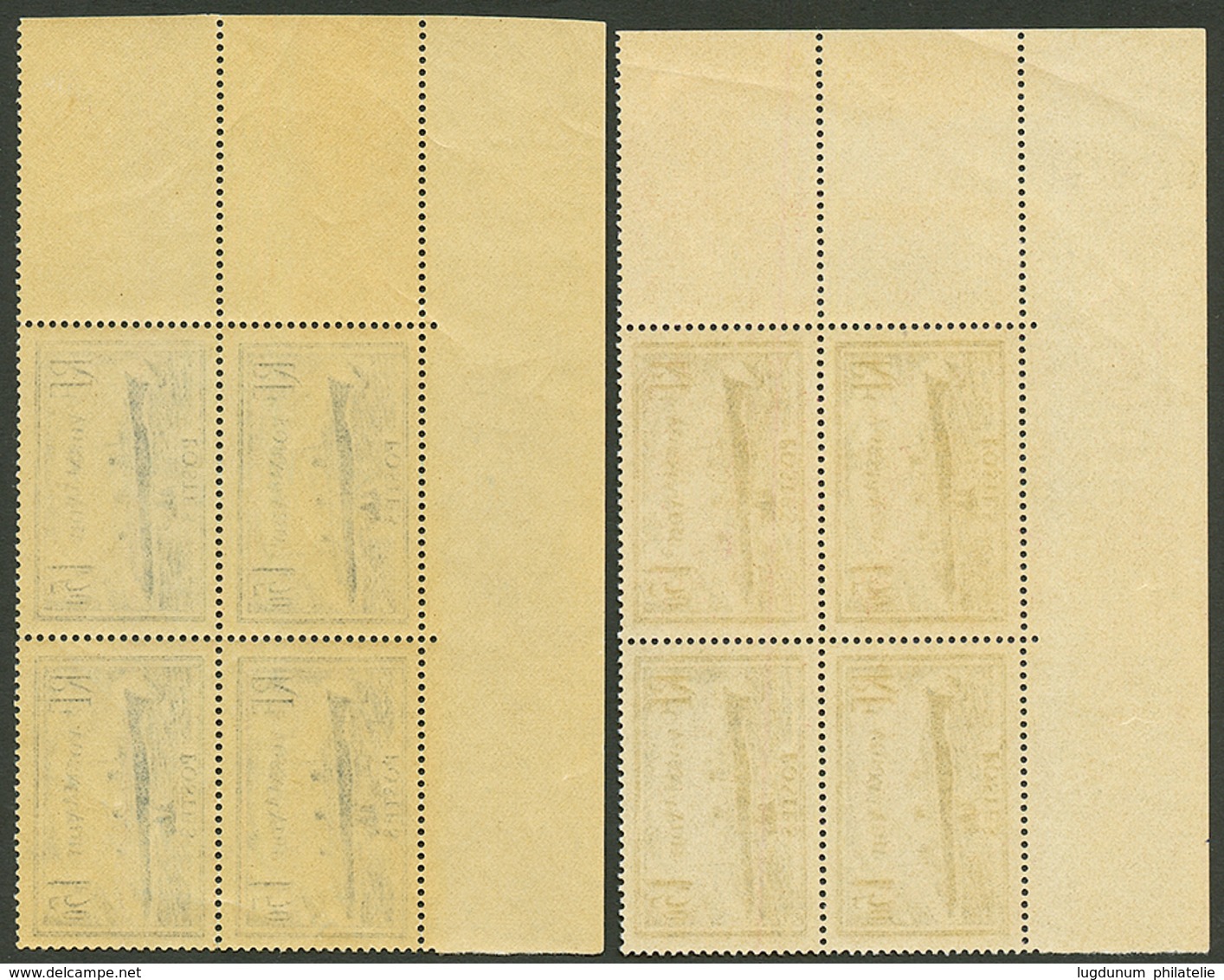 NORMANDIE N°299 + N°300 Bloc De 4 Coin Daté Neuf **. Cote 940€. Superbe. - Otros & Sin Clasificación