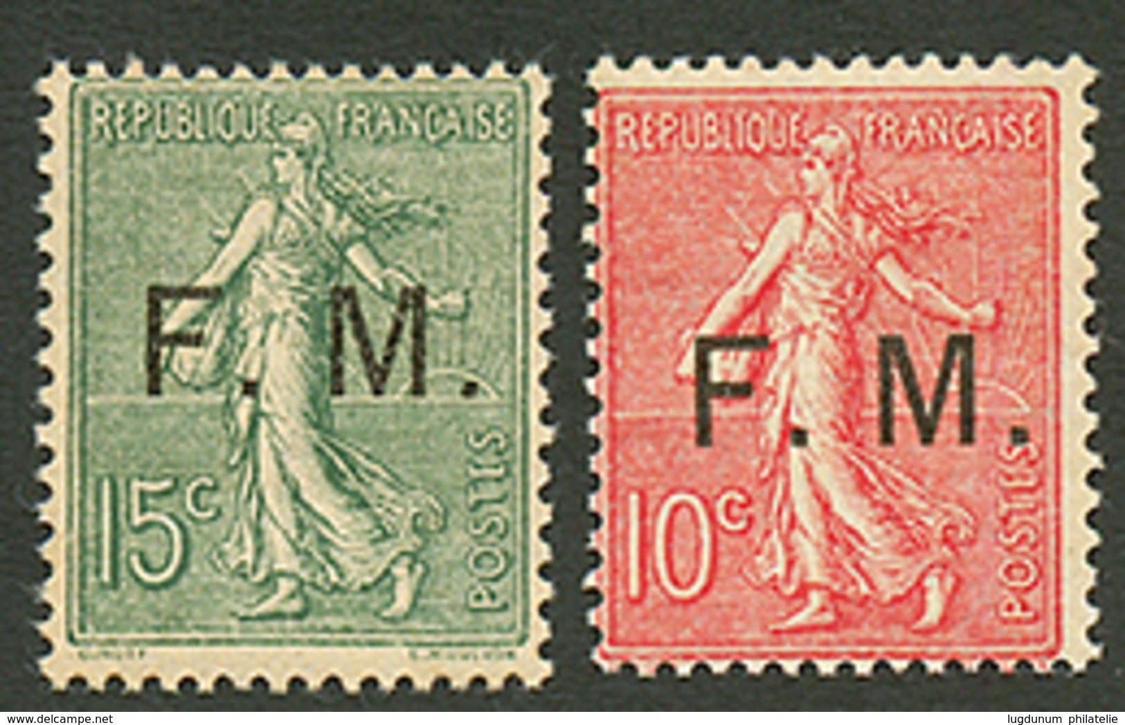 FRANCHISE MILITAIRE : 15c (n°3) Et 10c (n°4) Neuf **. Cote 340€. TB. - Military Postage Stamps