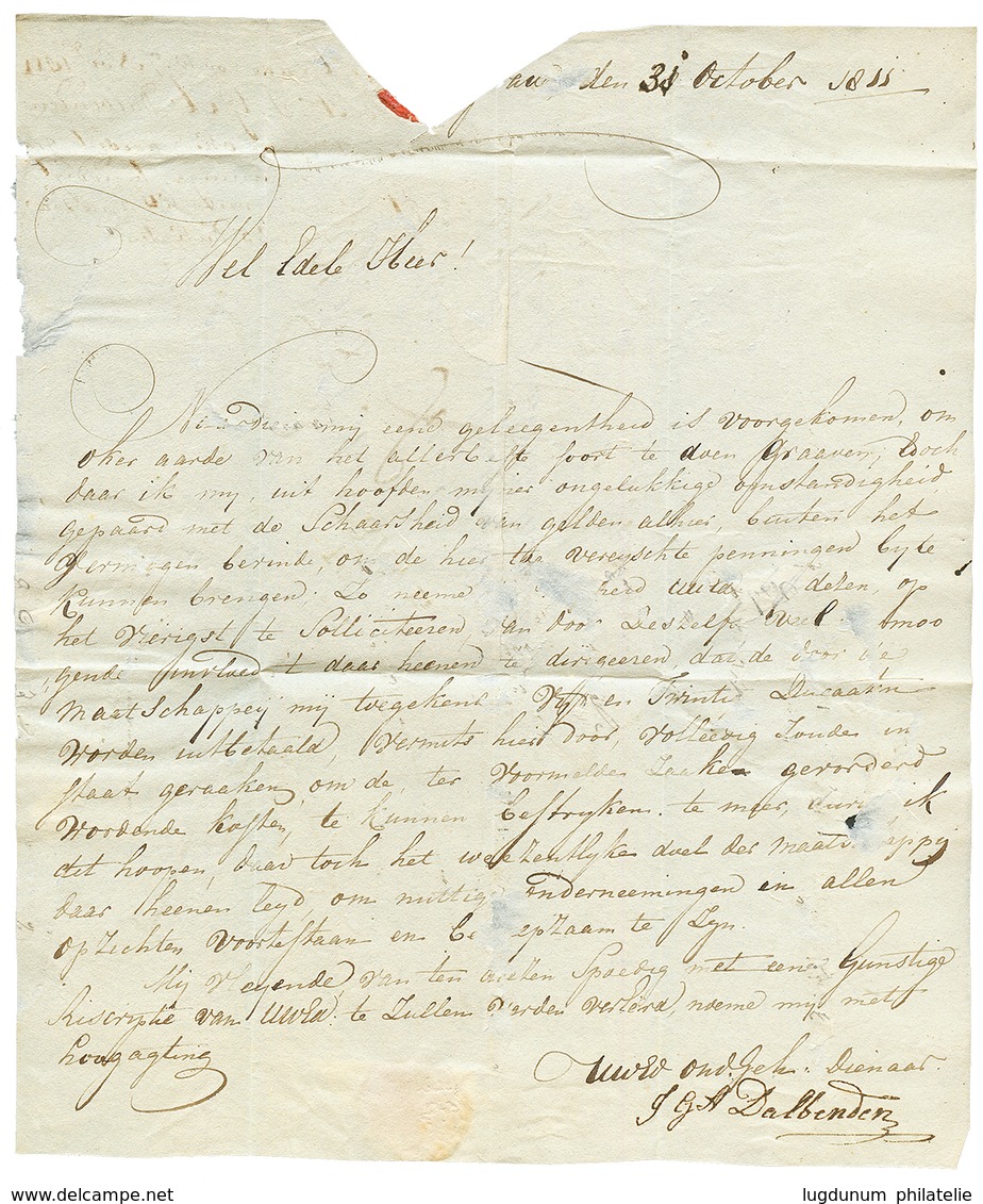 1811 126 GRAVE Sur Lettre Pour HAARLEM. TTB. - 1792-1815 : Departamentos Conquistados