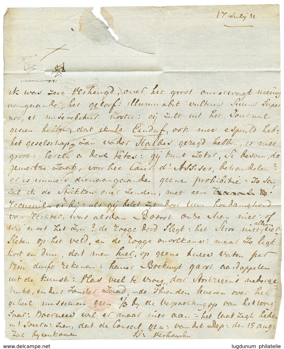 1811 126 HELMONT Sur Lettre Pour BOSCH. RARE. TTB. - 1792-1815 : Departamentos Conquistados