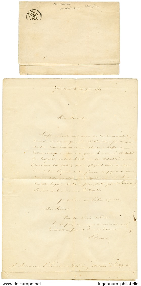 GUERRE DE CRIMEE : Lot De 7 Lettres Intéressantes Dont Paquebot SIMOIS à KAMIECH, 3e CORPS ...TB. - Sellos De La Armada (antes De 1900)