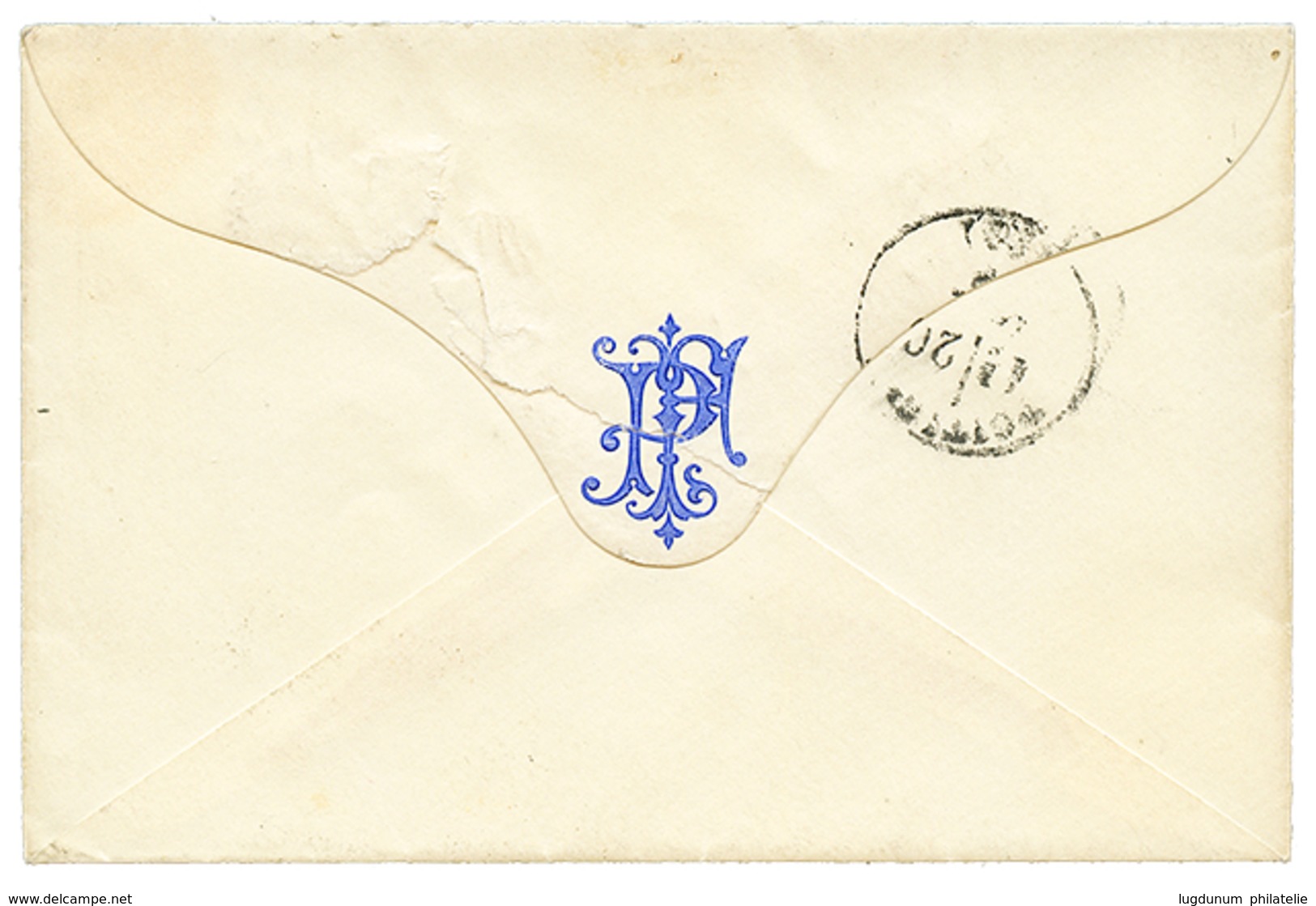 "BALLON RETARDE Du NEPTUNE" : 20c(n°29) Obl. Etoile 3 + PARIS 21 Sept 70 Sur Enveloppe Pour POITIERS. RARE. Signé SOLUPH - Guerra Del 1870