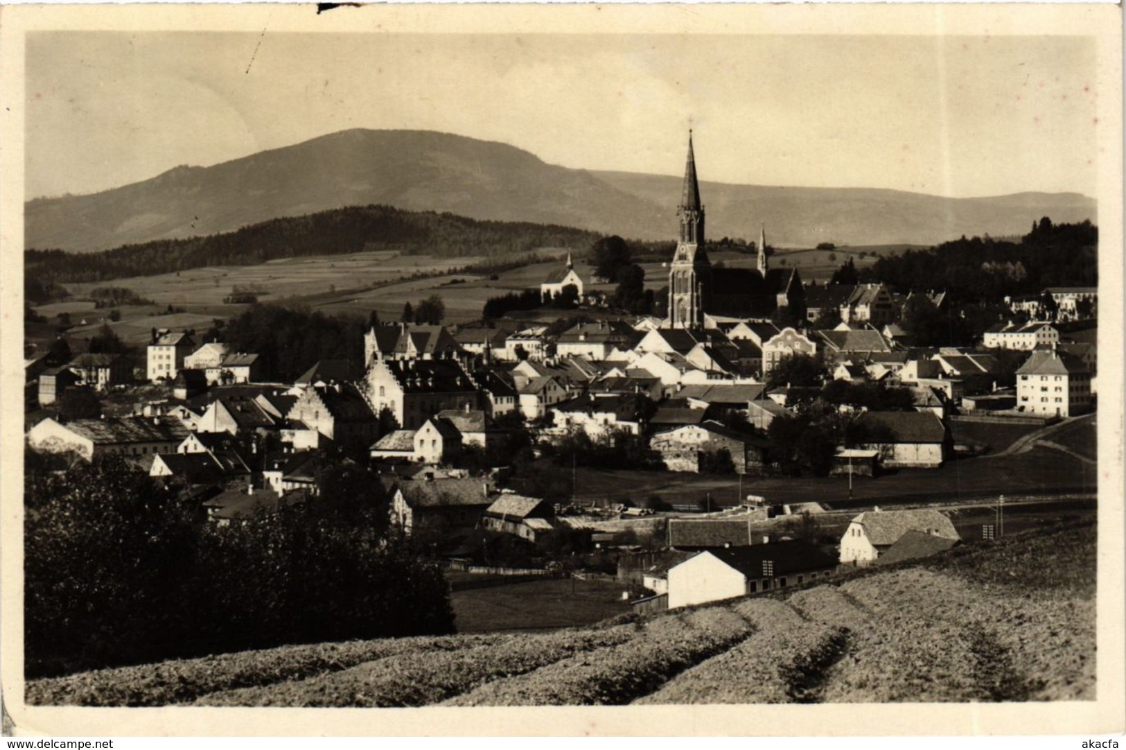 CPA AK Zwiesel Mit Dem Falkenstein GERMANY (892150) - Zwiesel