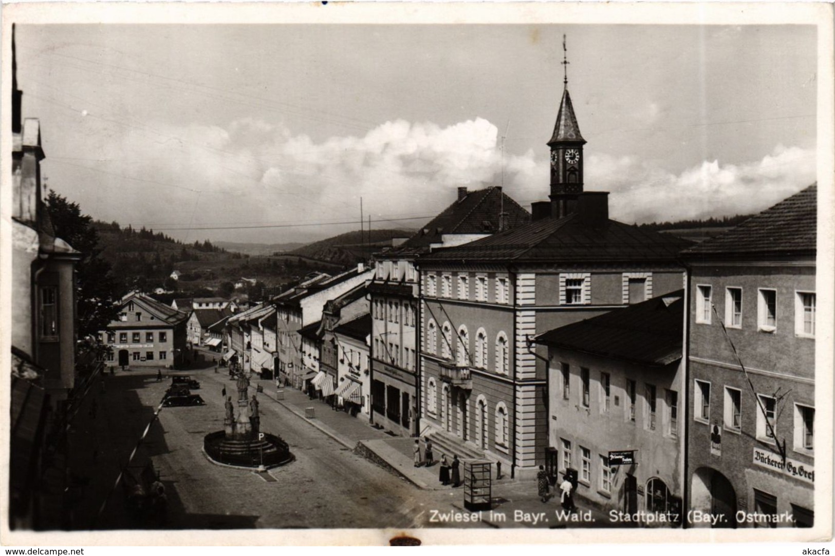 CPA AK Zwiesel Stadtplatz GERMANY (892153) - Zwiesel