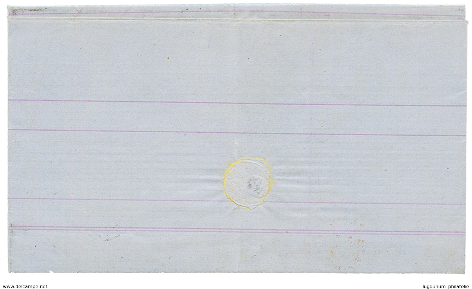 "Affrt à 80c" : 1873 CERES 25c(x2) + 30c Sur Lettre De PARIS + Wfr.1 1/2 Rouge Pour VARSOVIE (POLOGNE). TTB. - 1849-1876: Periodo Clásico