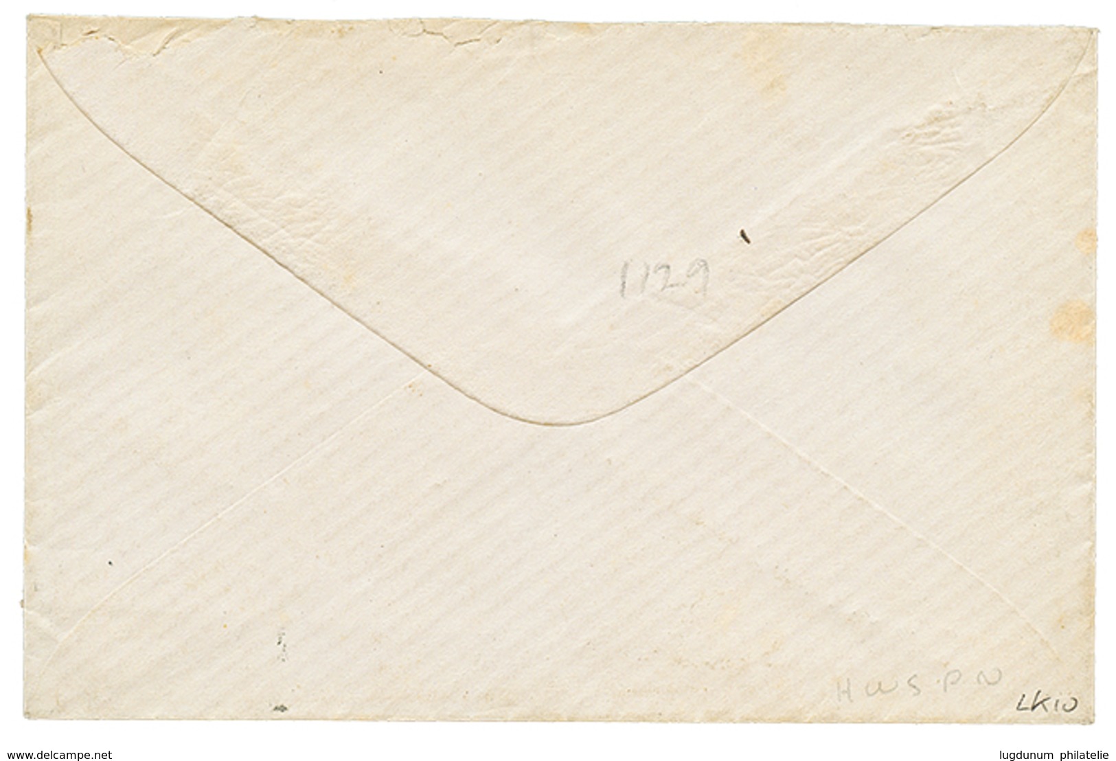 1879 25c SAGE Obl. Killer 409 + JERSEY/ FRANCE/ M.B Sur Enveloppe Pour JERSEY. Qualité Exceptionnelle. - Correo Marítimo