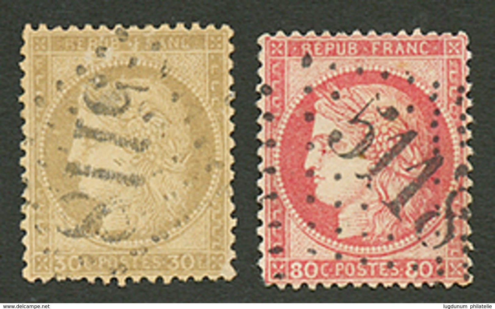 YOKOHAMA JAPON : CERES 30c Et 80c Obl. Obl. GC 5118. TB. - Otros & Sin Clasificación