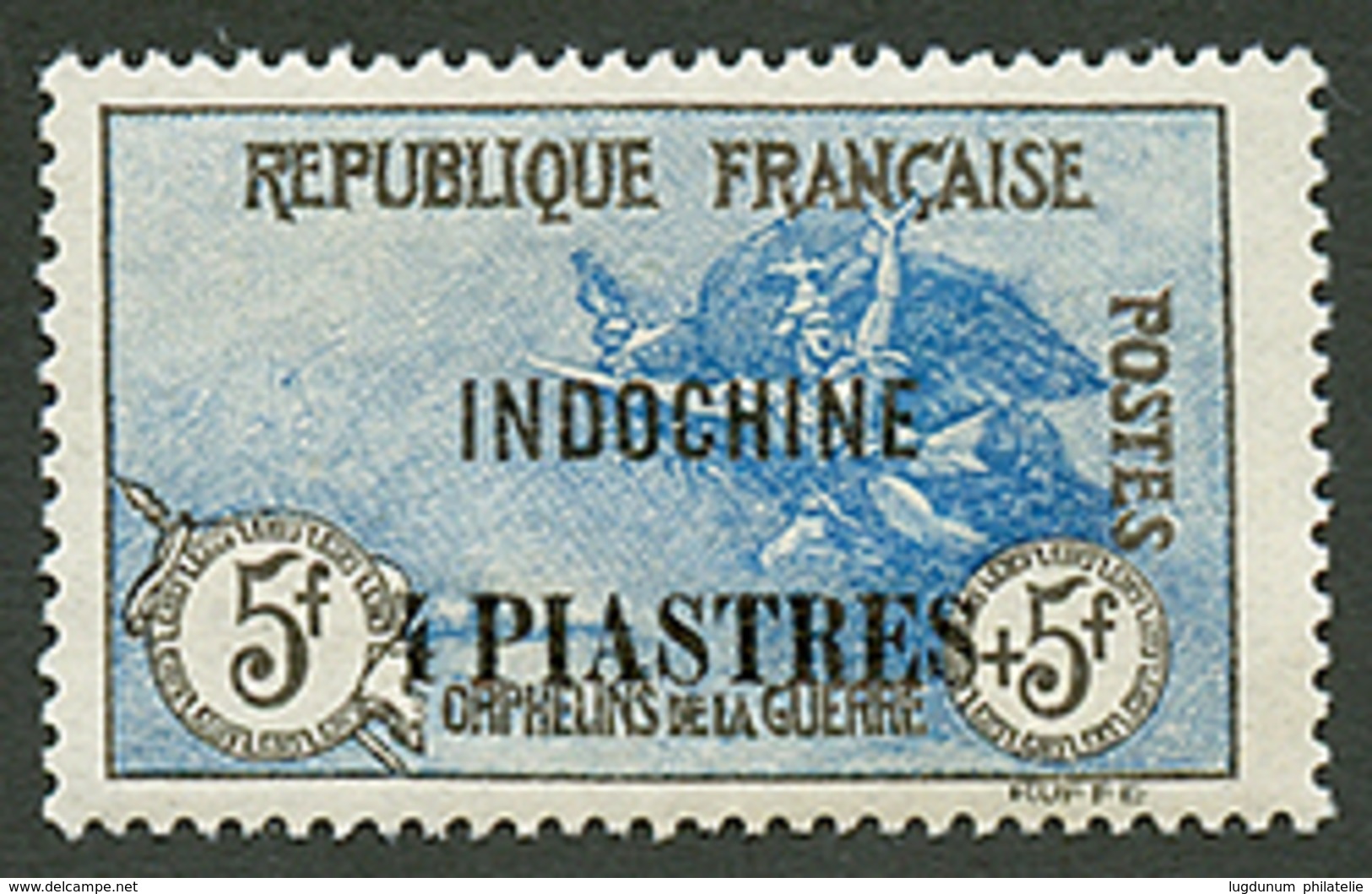 INDOCHINE : ORPHELINS 4p S/ 5F (n°95) Neuf Sans Charnière **. Cote 370€. - Other & Unclassified