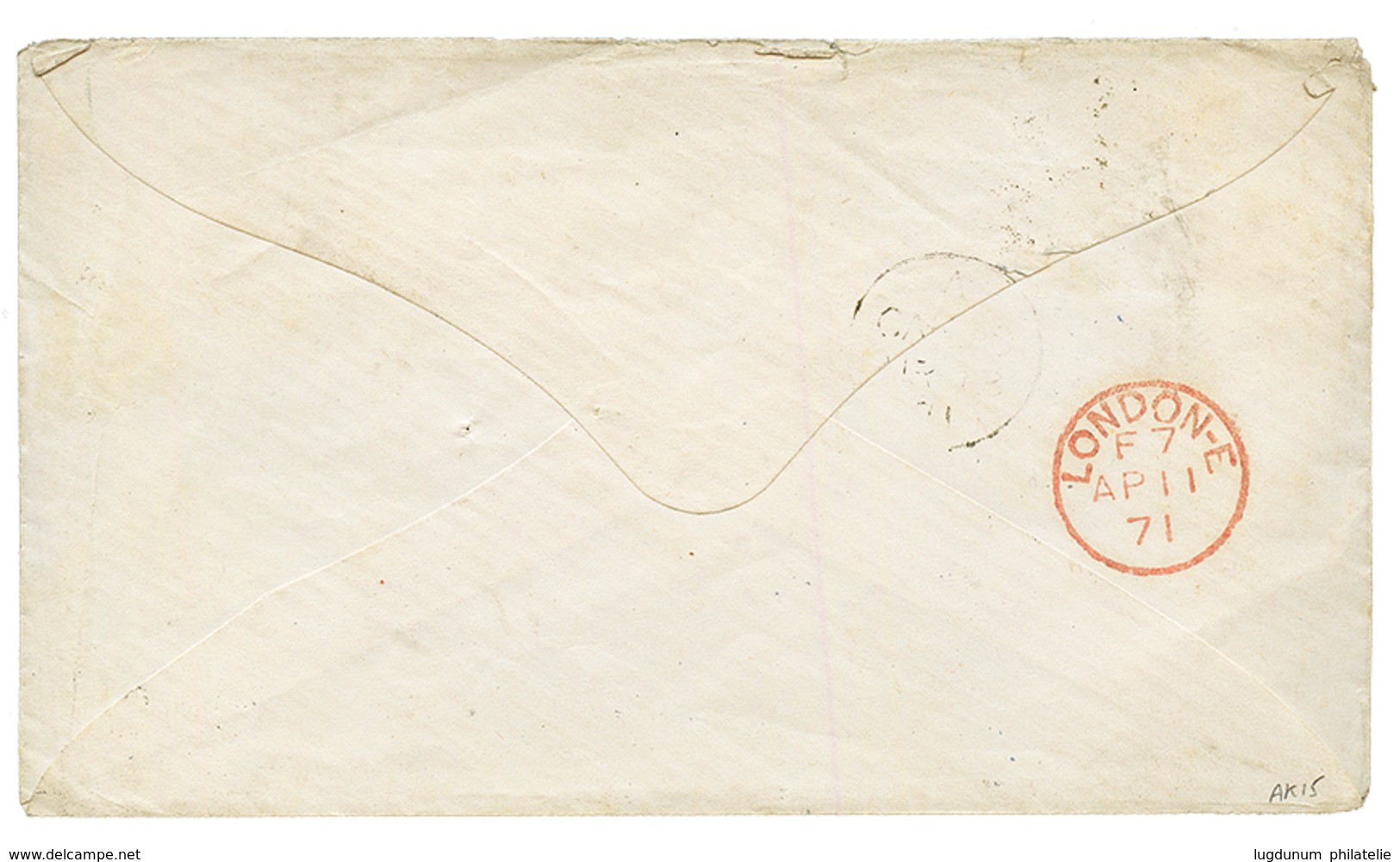 CALLAO PERU : 1872 Mixt GB 10P(fault)+ 2d + 6d Canc. C38 + PERU 1D Canc. LIMA On Envelope To ENGLAND. Scarce. Vf. - Autres & Non Classés