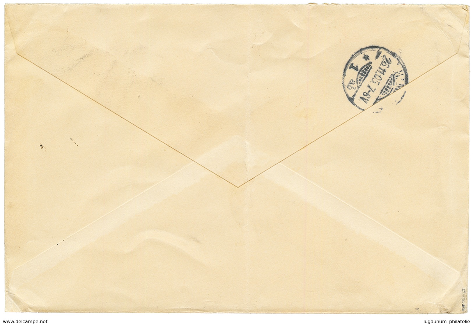 1905 20pf Canc. APIA SAMOA On (military Mail ?) Envelope To HAMBURG. Superb. - Samoa