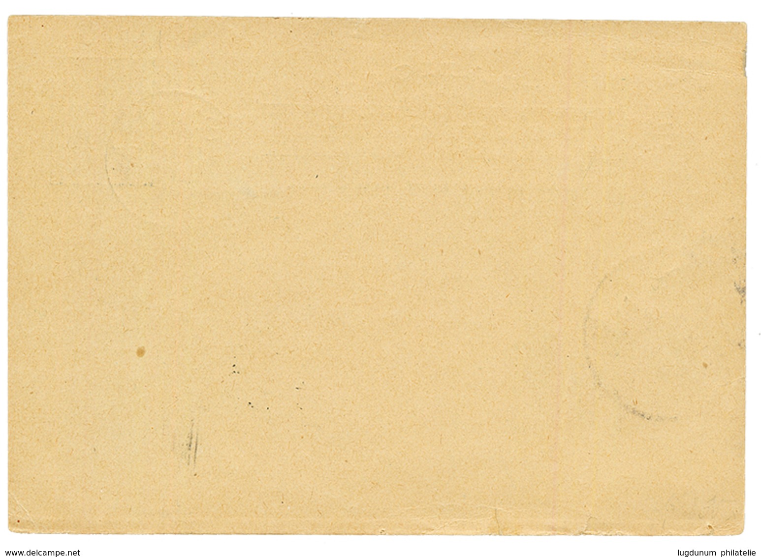 DAVIS POST : 1896 POSTAL STATIONERY One PENNY Blue Canc. APIA SAMOA To GERMANY With Arrival Cds. Very Small Tear. RARE.  - Samoa