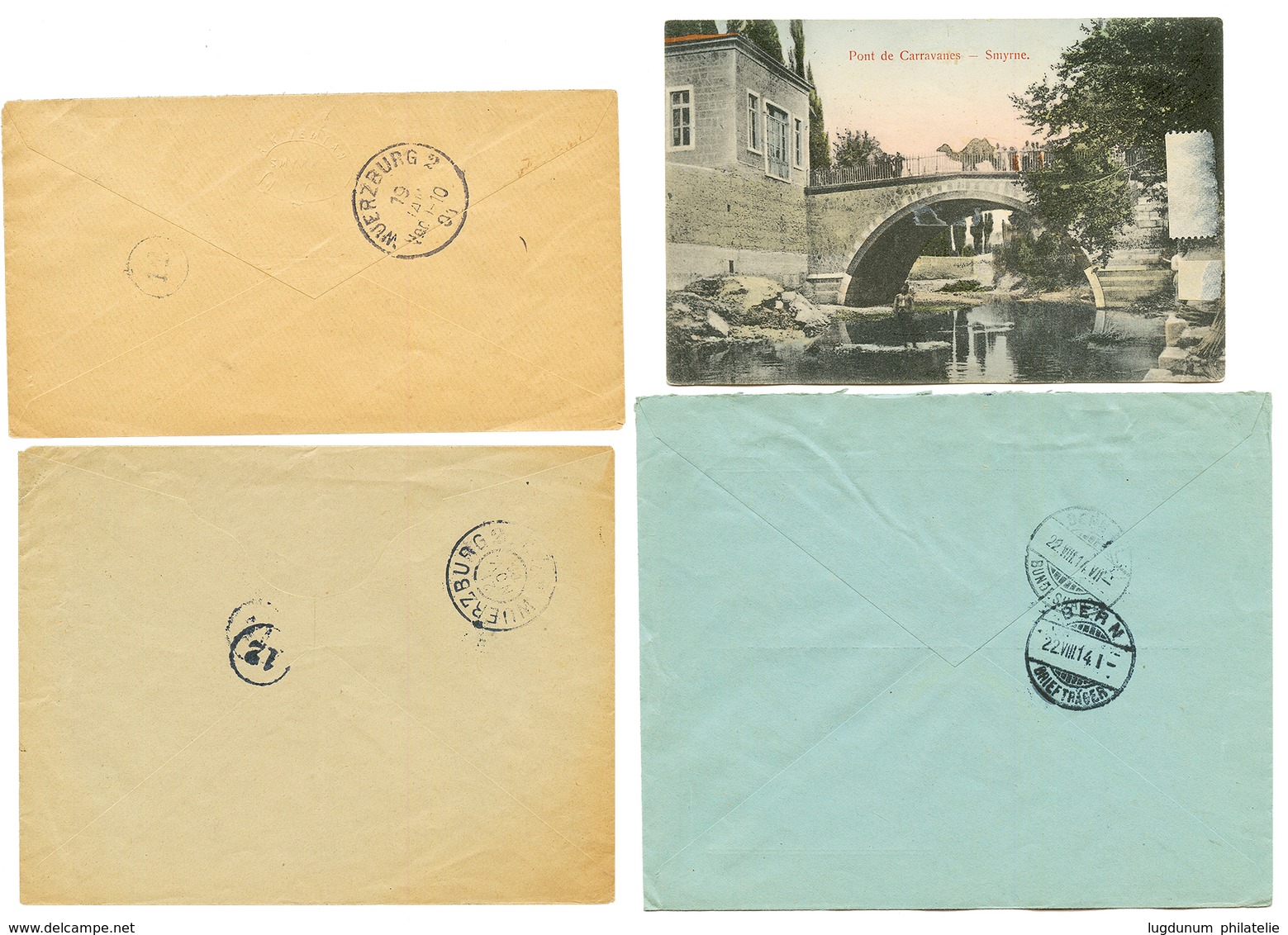 SMYRNA : 1900/11 Lot 4 Covers From SMYRNA. Vvf. - Turchia (uffici)