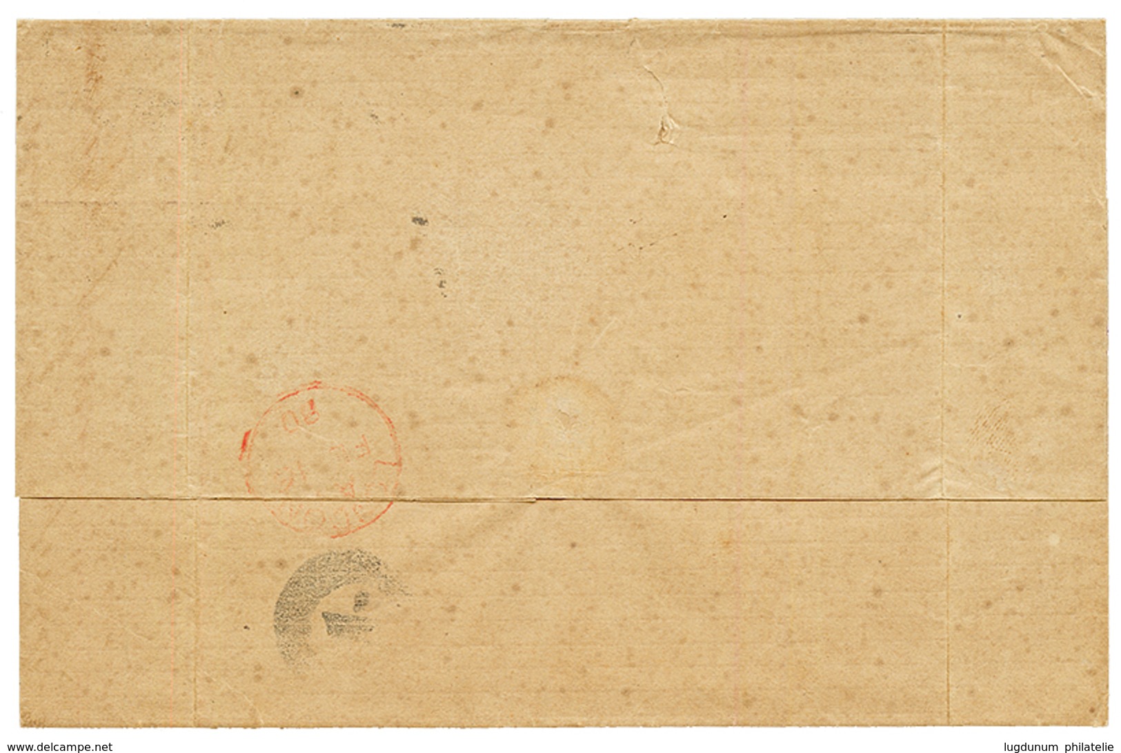 "Destination PORTO-RICO" : 1880 40c (crease) Canc. On Cover To SAN JUAN (ISLA PUERTO-RICO). Very Rare Destination. Vf. - Unclassified