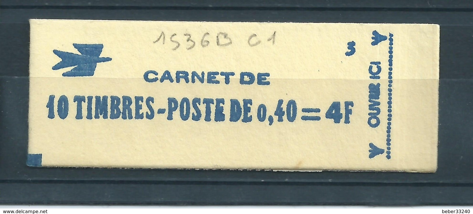 Carnet Marianne De Cheffer 1536B-C1** Carnet Fermé  Conf 3.Côte:15€ - Sonstige & Ohne Zuordnung