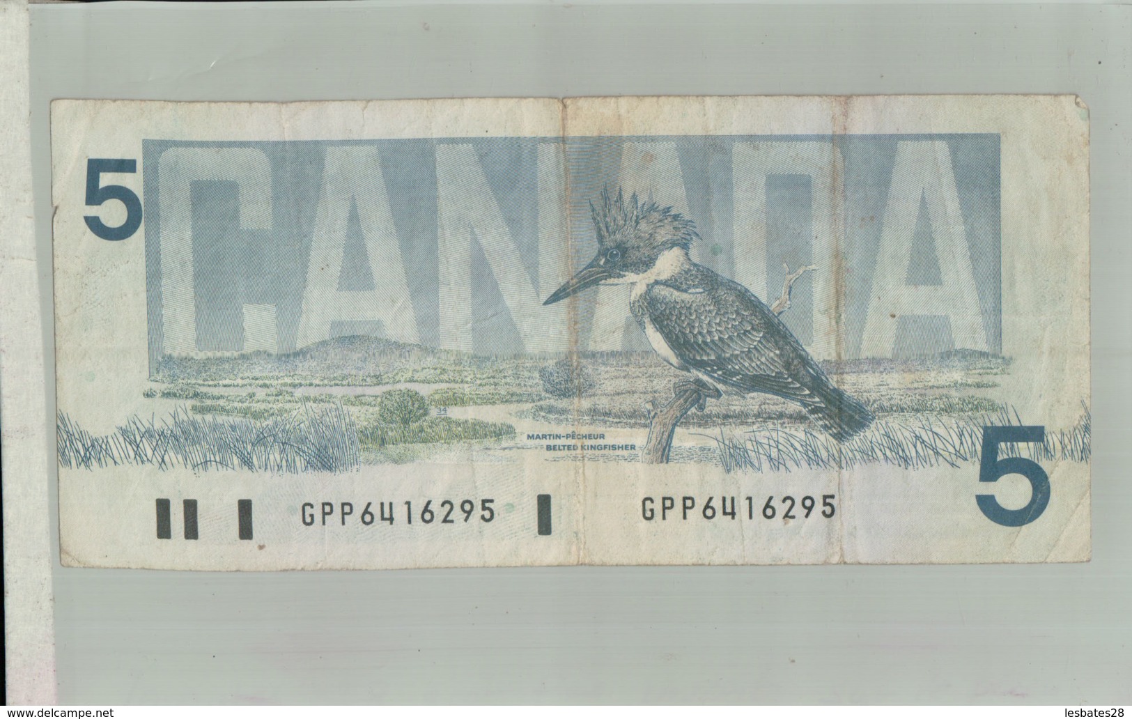 BILLET BANQUE Bank Of CANADA - 5 DOLLARS (OTTAWA 1986 -sept  2019  Alb Bil - Canada