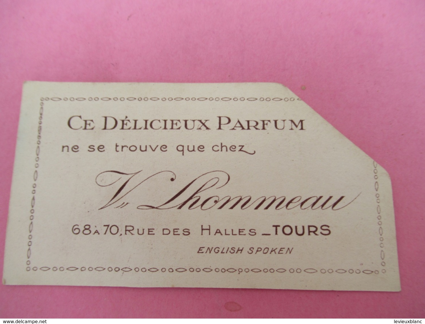 Carte Publicitaire Parfumée/ROGGA Paris /Grand Palais Des Parfums/Maison Lhommeau/ TOURS/Vers 1920-1930   PARF195 - Oud (tot 1960)
