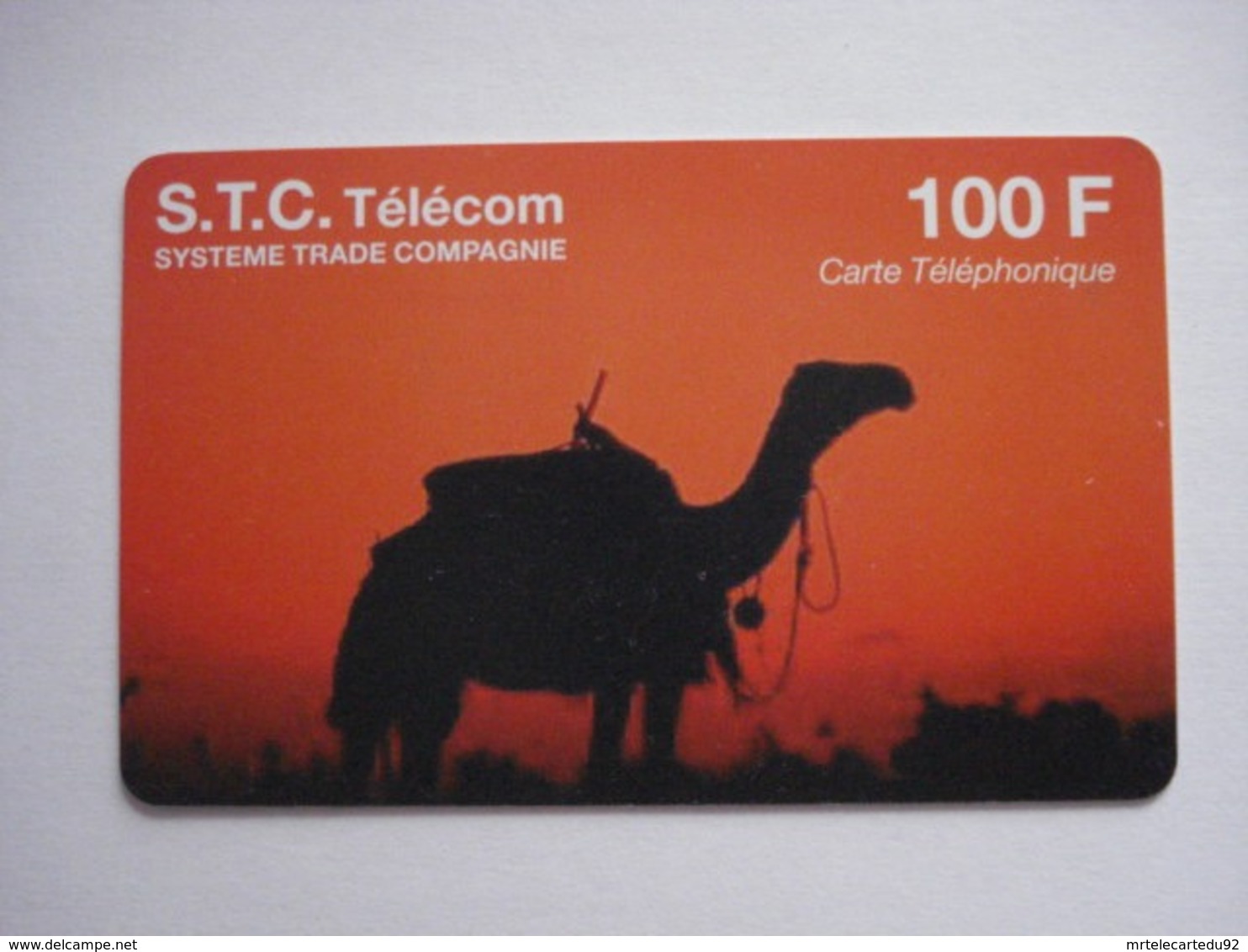 Carte Téléphonique Prépayée " S.T.C. Télécom " (utilisée Luxe). - Per Cellulari (ricariche)