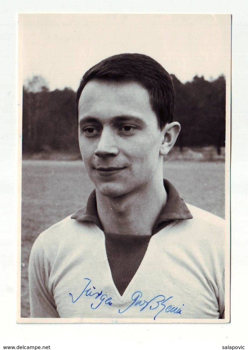 ASK Vorwärts Berlin, Jürgen Großheim  FOOTBALL CALCIO Authograph - Autógrafos