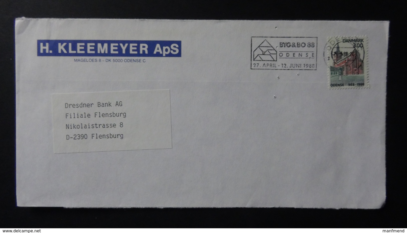 Denmark - 1988 - Mi:DK 917, Sn:DK 850, Yt:DK 920 On  Envelope - Special Postmark - Look Scan - Briefe U. Dokumente