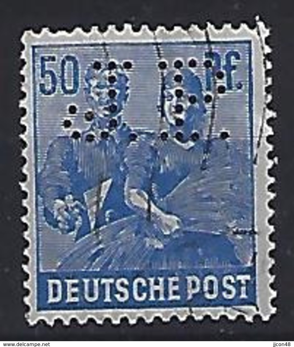 Germany (Alliierte Besetzung) 1947-48 (o) Mi.955 (Perfin J.P.) - Other & Unclassified