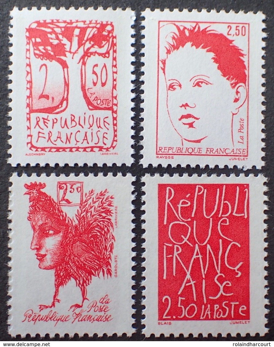 Lot 2070 - 1992 - BICENTENAIRE DE LA PROCLAMATION DE LA REPUBLIQUE - SERIE COMPLETE - N°2772 à 2775 NEUFS** - Neufs