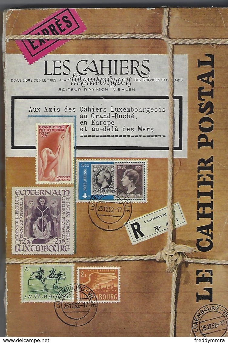 Le Cahier Postal  Luxembourgeois (superbe Livre à Restaurer) - Andere & Zonder Classificatie