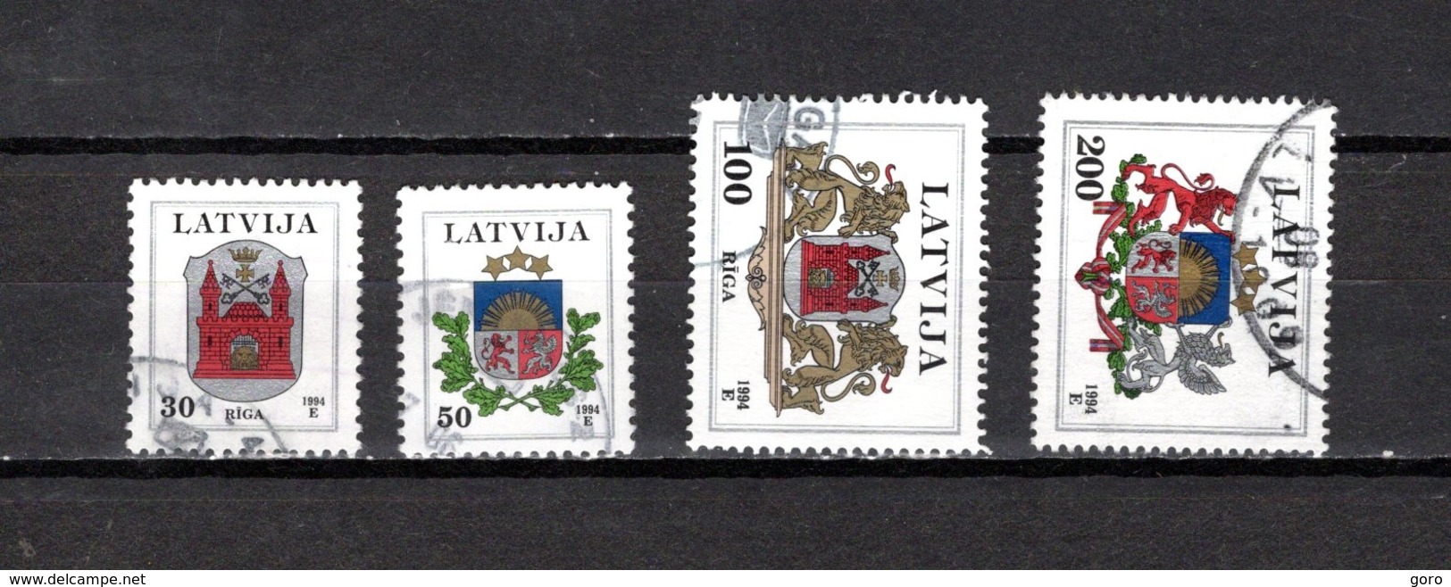 Letonia   1994  .-   Y&T  Nº   352/355 - Latvia