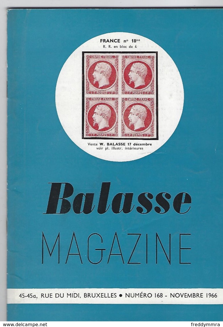 Balasse Magazine N° 168 (1966) - Frans (vanaf 1941)