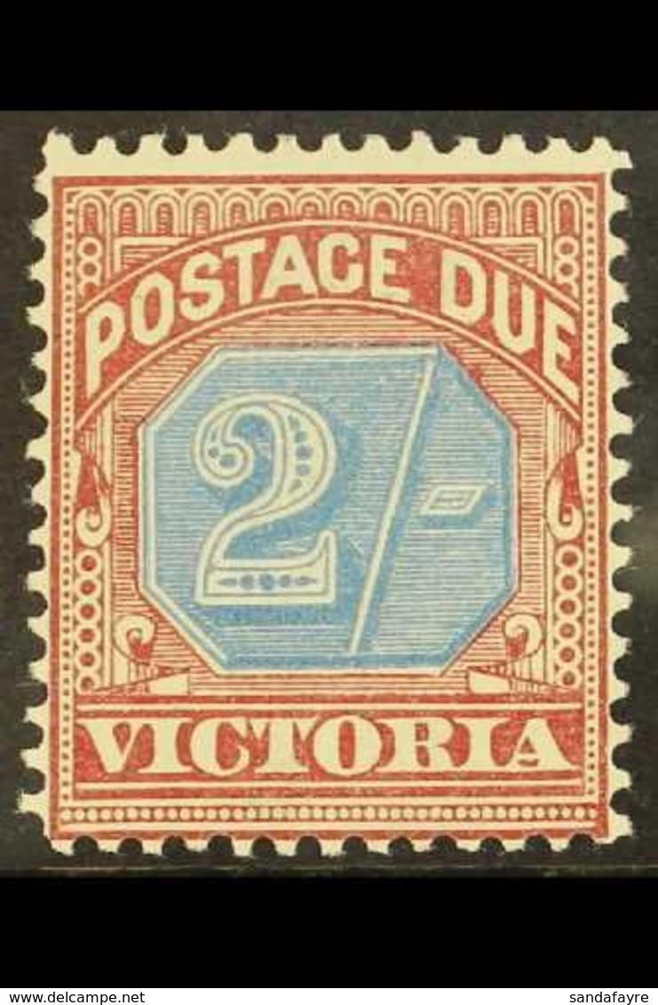 VICTORIA POSTAGE DUE. 1890-94 2s Dull Blue & Brown Lake, SG D9, Fine Mint For More Images, Please Visit Http://www.sanda - Altri & Non Classificati