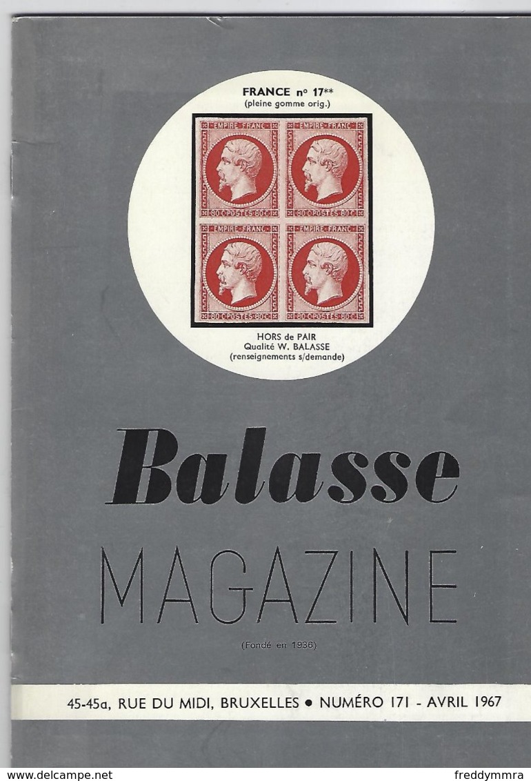 Balasse Magazine N° 171 (1967) - Frans (vanaf 1941)