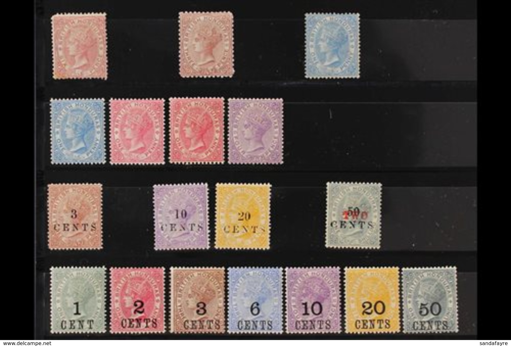 1865-1899 MINT COLLECTION On Stock Pages, All Different, Includes 1865 6d (small Faults, Cat £425), 1872-79 3d Perf 12½  - Honduras Britannique (...-1970)