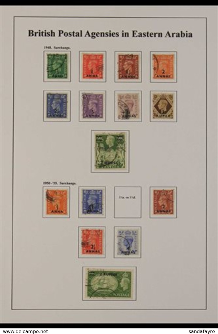 1948-55 USED KGVI COLLECTION. A Well Presented, All Different Collection, Light Hinged Onto A Printed Sleeved Page That  - Bahreïn (...-1965)