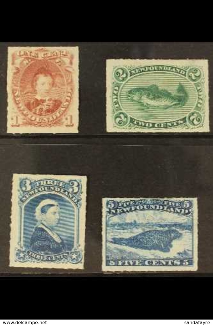 1876 - 9 1c - 5c Roulettes, SG 40/43, Very Fine Mint, Large Part Og. Scarce Set So Fine. (4 Stamps) For More Images, Ple - Autres & Non Classés