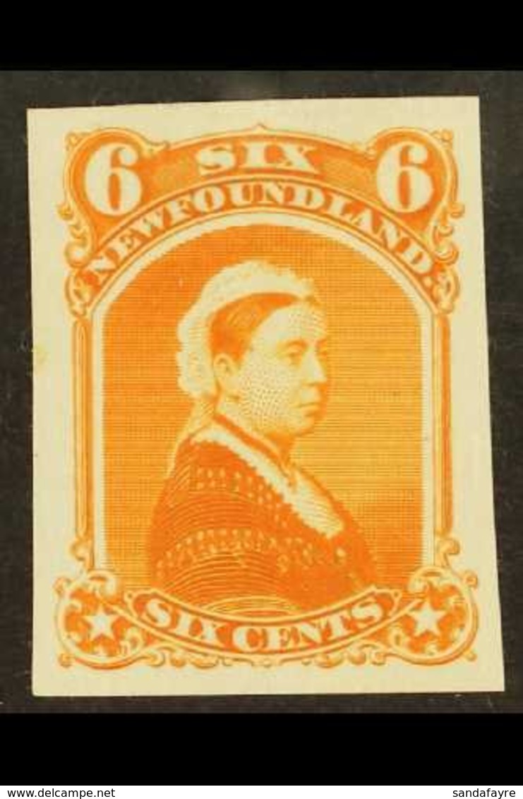 1868 6c Rose, Queen Victoria, As SG 39, Die Proof In Orange On India, Uni 35TC, Very Fine And Fresh. For More Images, Pl - Autres & Non Classés