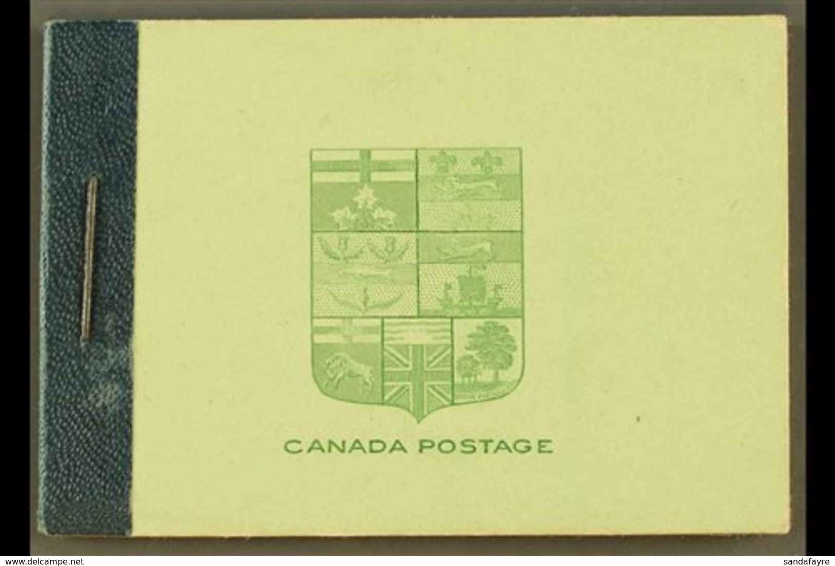 1913-16 25c Booklet With Green On Pale Green Cover, SG SB 4a, Complete & Very Fine (1 Booklet) For More Images, Please V - Autres & Non Classés