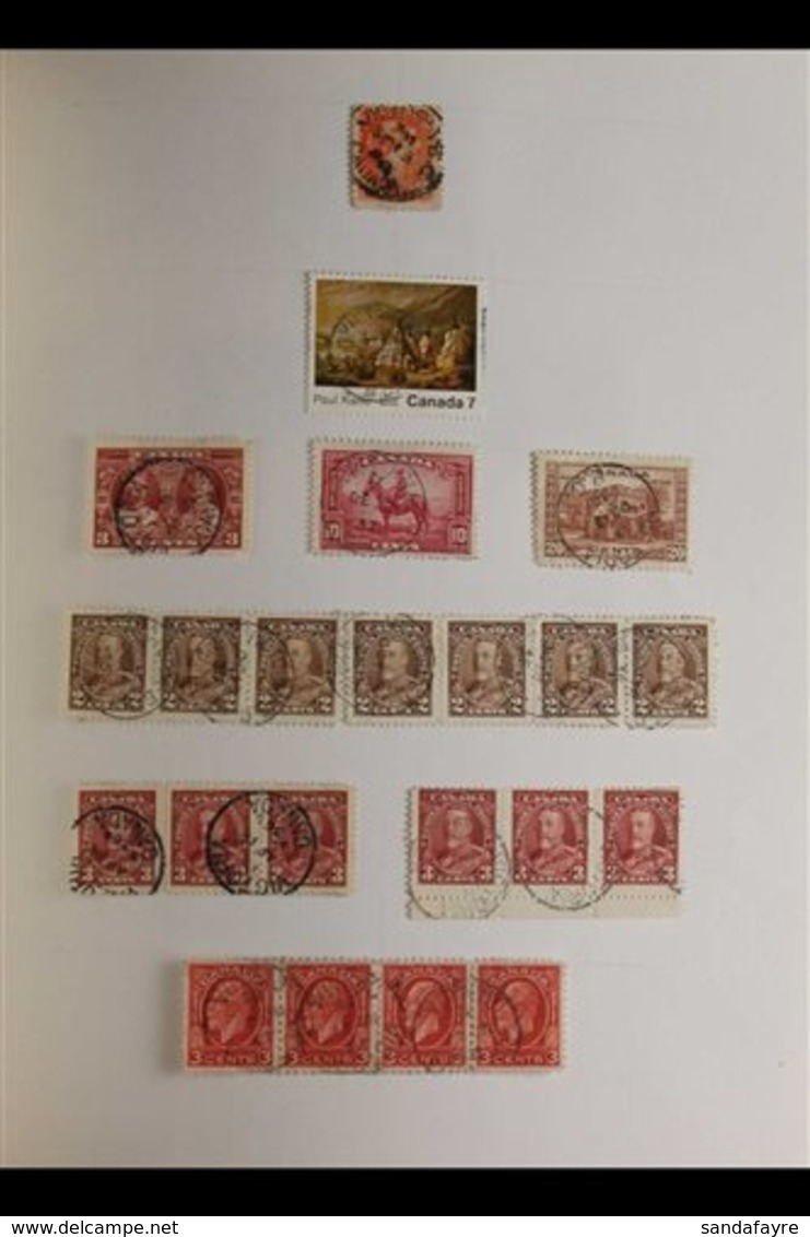 BRITISH COLUMBIA POSTMARKS A FINE USED COLLECTION Of Stamps And Stamps On Piece, Chiefly 20th Century, Presented Alphabe - Otros & Sin Clasificación