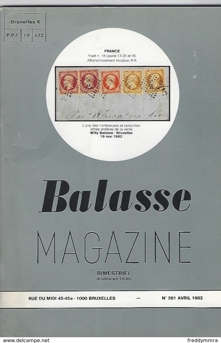 Balasse Magazine N° 261 (1982) - Frans (vanaf 1941)