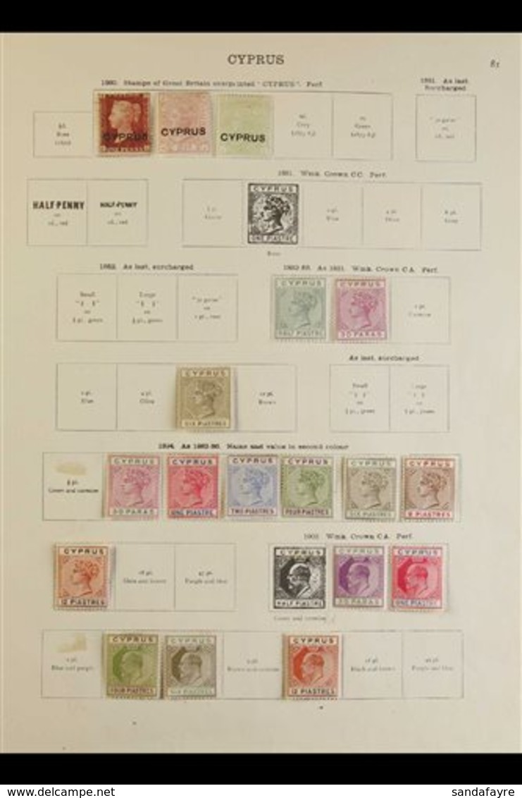 1880-1935 ALL DIFFERENT MINT COLLECTION On "New Ideal" Printed Album Pages. With 1880 GB Overprinted 1d, 2½d And 4d; 188 - Altri & Non Classificati