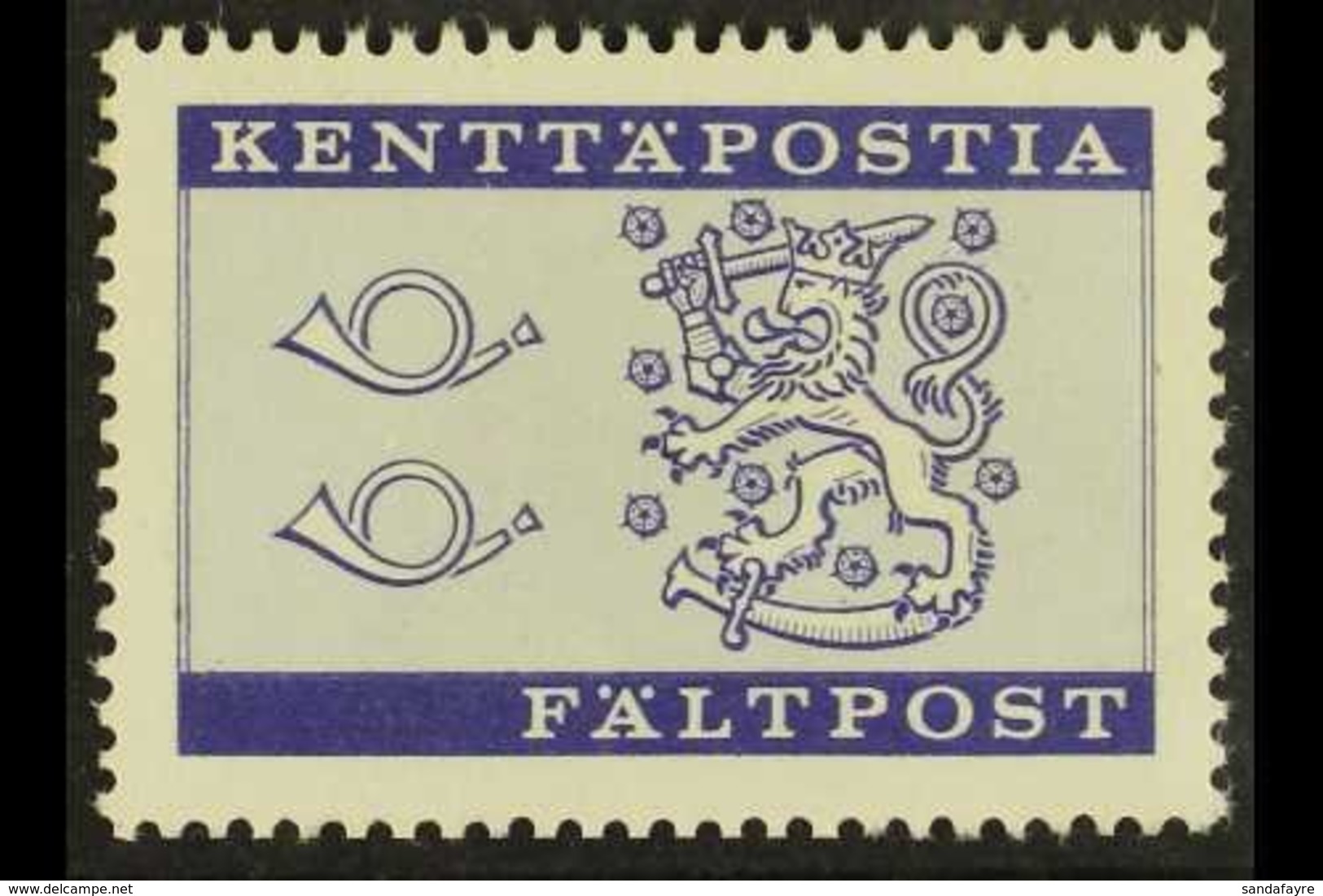 MILITARY FIELD POST (-) Bluish Violet (Michel 8, SG M688, Facit F.8), Fine Never Hinged Mint, Fresh. For More Images, Pl - Otros & Sin Clasificación