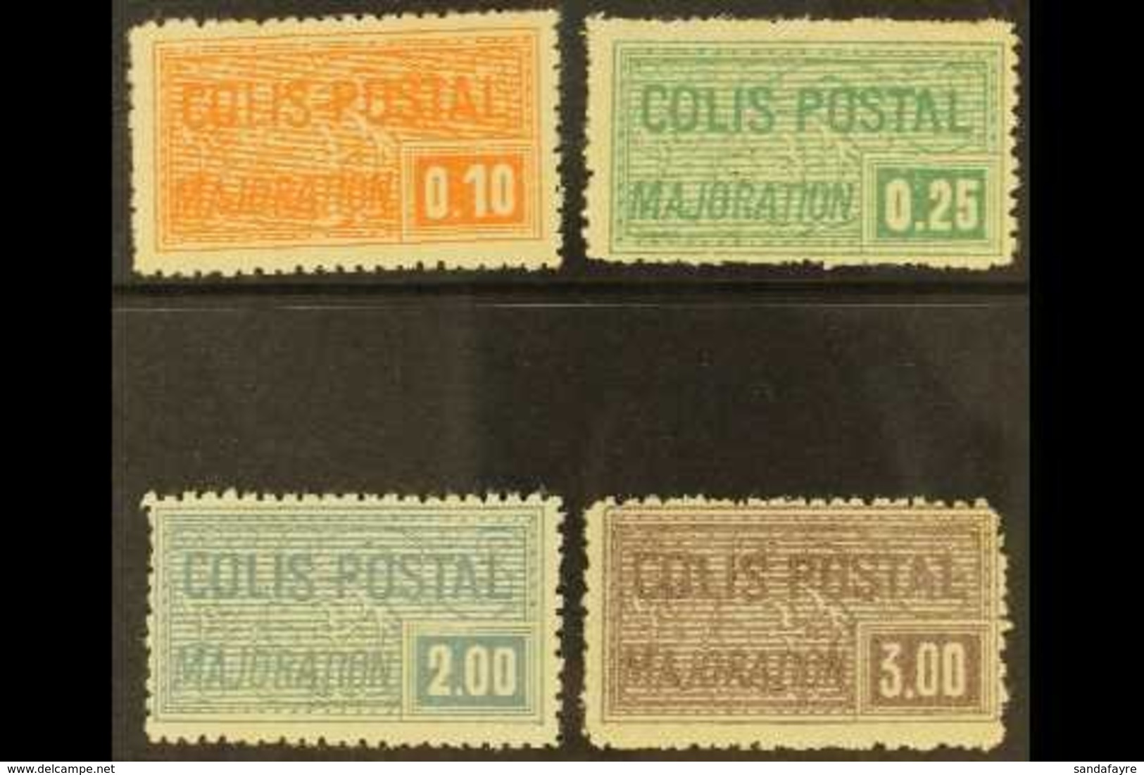 PARCEL POST 1926 'Majoration' Complete Set, Yvert 77/80, Fine Mint, Fresh Colours. (4 Stamps) For More Images, Please Vi - Autres & Non Classés