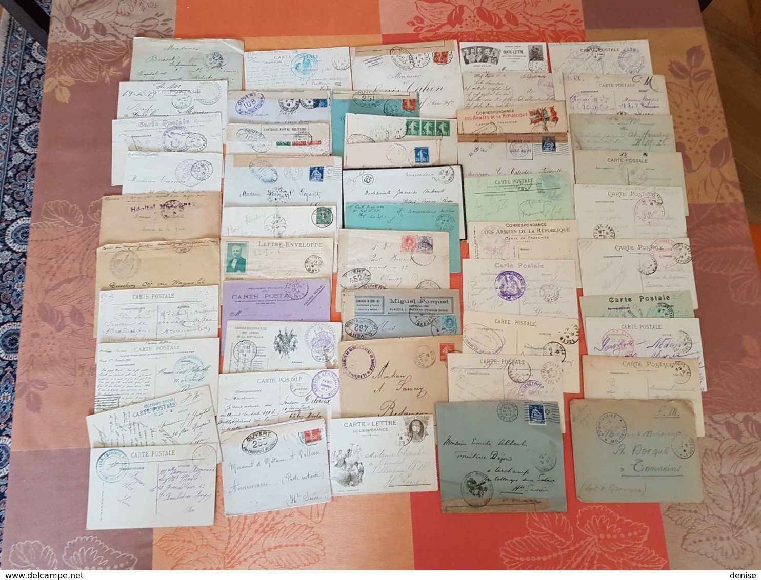 France - Lot De Lettres Et Cartes - Guerre 14-18 - PLUS DE 600 PIECES - DEPART 1 EURO - 1. Weltkrieg 1914-1918